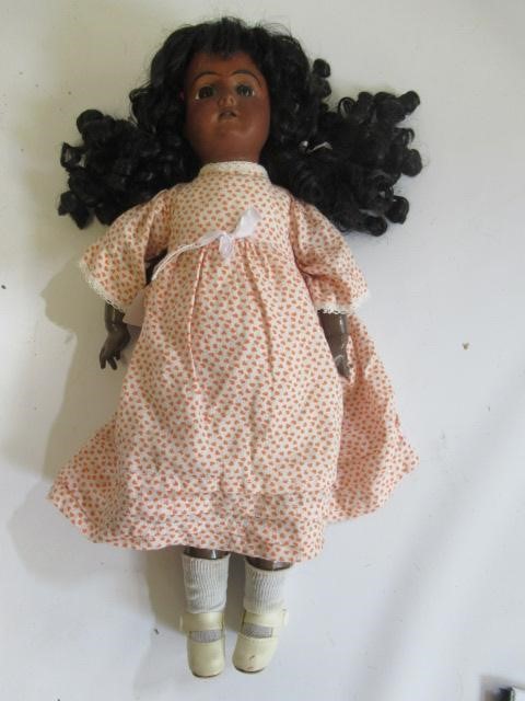 Three German bisque head dolls Image