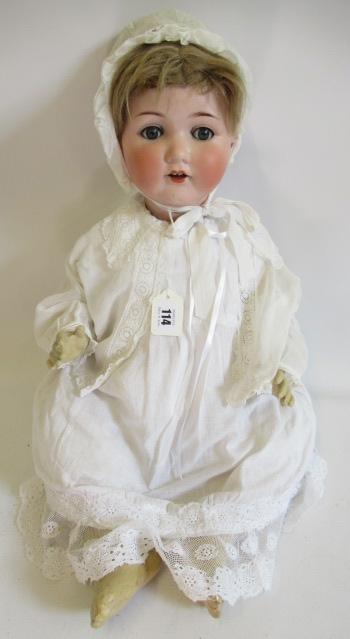 An Armand Marseille bisque socket head doll Image
