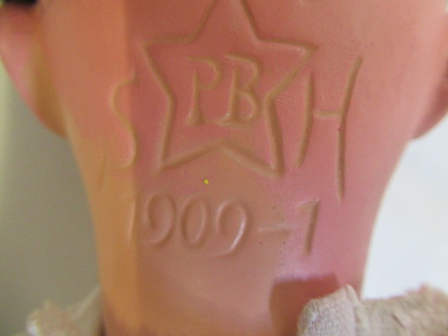 Two German bisque socket head dolls Image