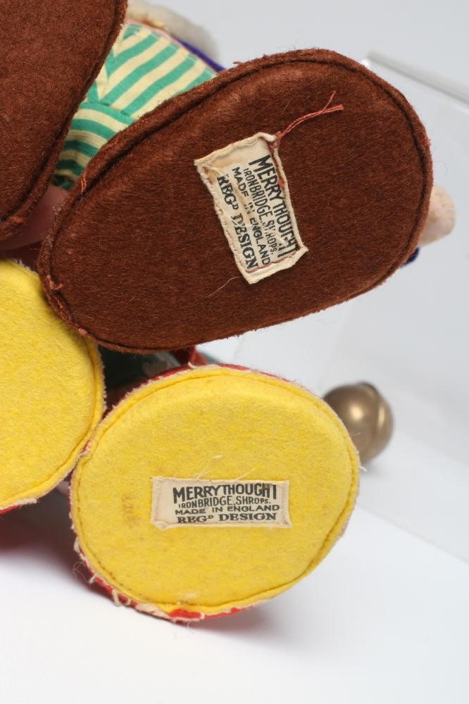 Two Merrythought Noddy dolls, comprising Noddy himself and Big Ears, both in original outfits and Image