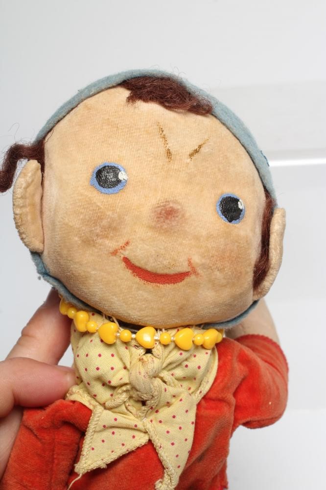 Two Merrythought Noddy dolls, comprising Noddy himself and Big Ears, both in original outfits and Image