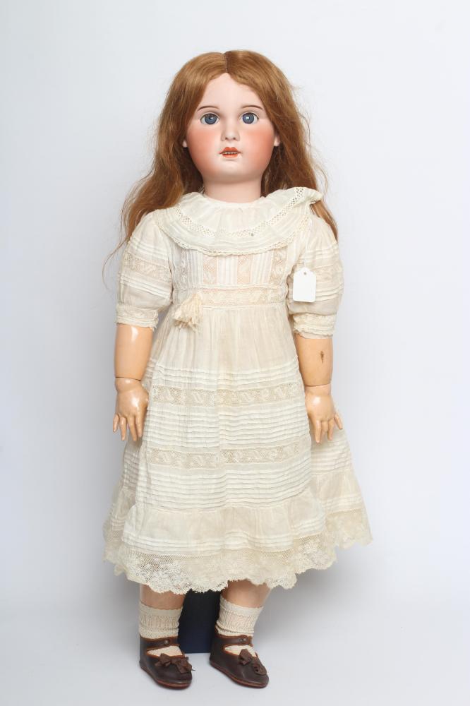 A large SFBJ bisque socket head doll Image