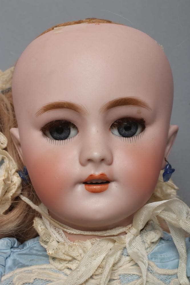 A Tete Jumeau bisque socket head doll Image