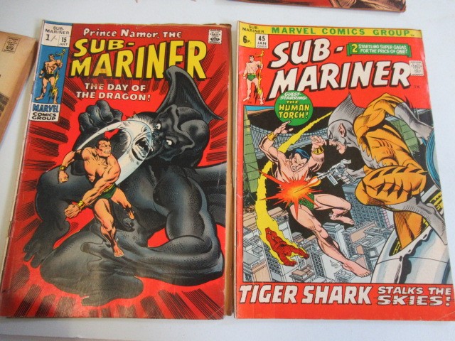 10 Marvel comics, comprising The X-Men no. 19, 59. 60, 81 and 89, Prince Namor The Sub-Mariner no. Image