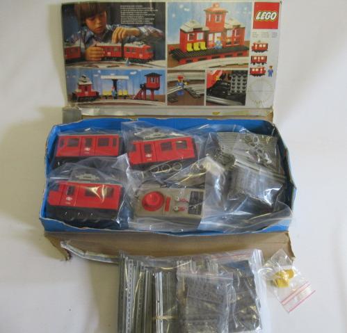 Lego 7725 passenger train with B.R. logo to vehicles, box AF - G (Est. plus 24% premium inc. VAT) Image