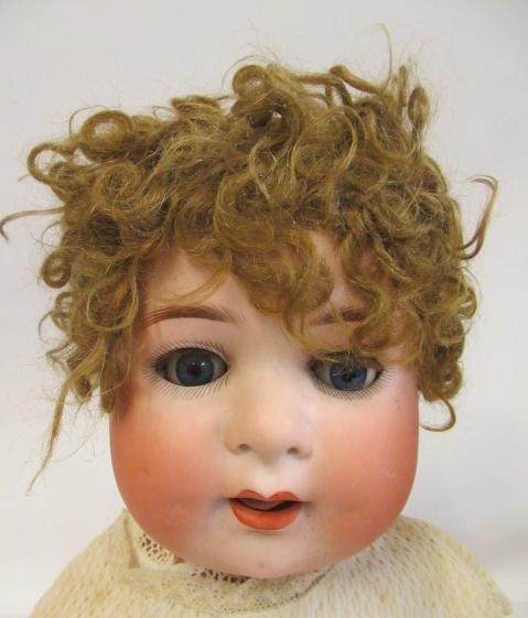 Two Heubach Koppelsdorf bisque socket head dolls Image