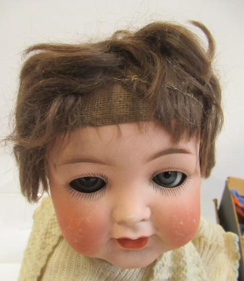 Two Heubach Koppelsdorf bisque socket head dolls Image