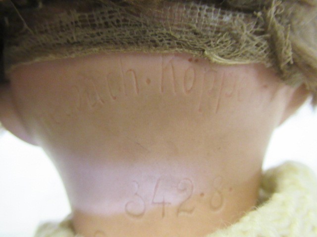 Two Heubach Koppelsdorf bisque socket head dolls Image