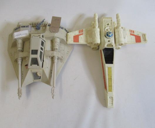 Starwars Snow Speeder and X Wing Fighter, P (Est. plus 24% premium inc. VAT) Image