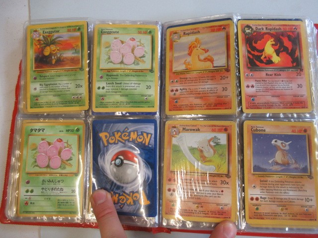 Two Pokemon card collection folders Image