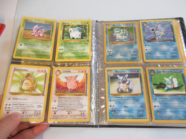 Two Pokemon card collection folders Image
