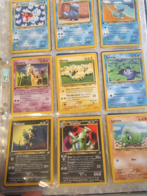A collection of Pokemon cards, comprising 118 Pokemon and 12 trainer cards. 65 are 1999 Pokemon Image