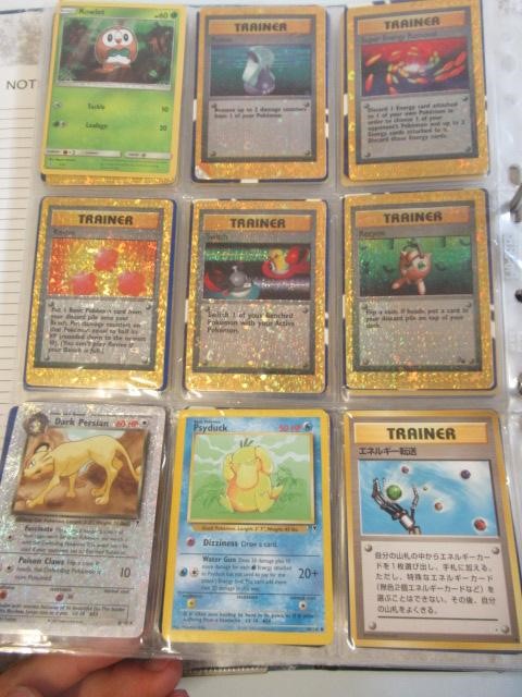 A collection of Pokemon cards, comprising 118 Pokemon and 12 trainer cards. 65 are 1999 Pokemon Image