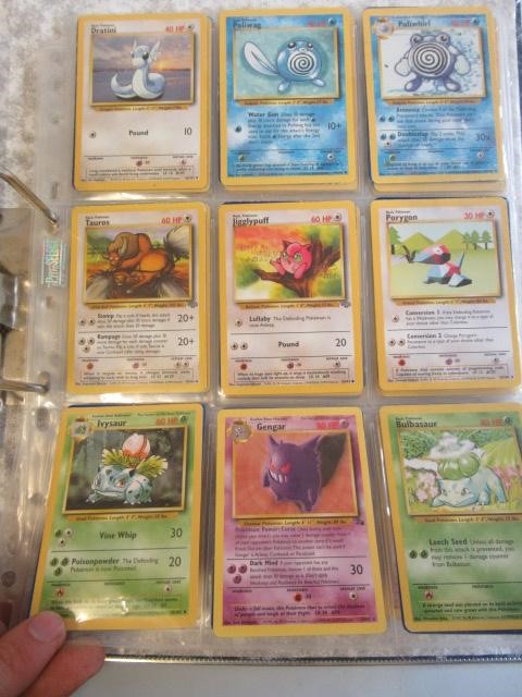 A collection of Pokemon cards, comprising 118 Pokemon and 12 trainer cards. 65 are 1999 Pokemon Image