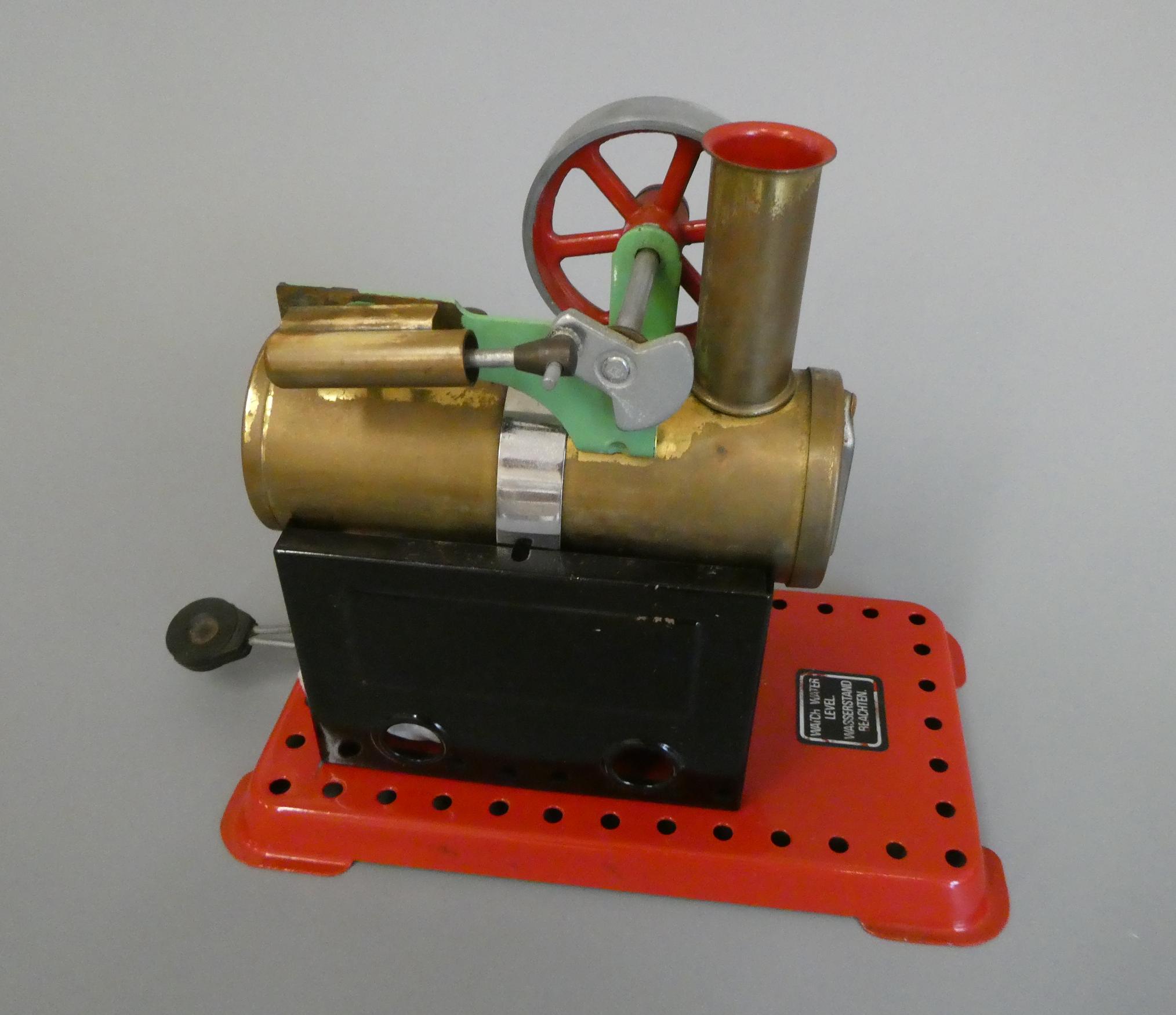 Mamod Minor No 2 steam engine, very little use, water sight glass, E (Est. plus 24% premium inc. Image