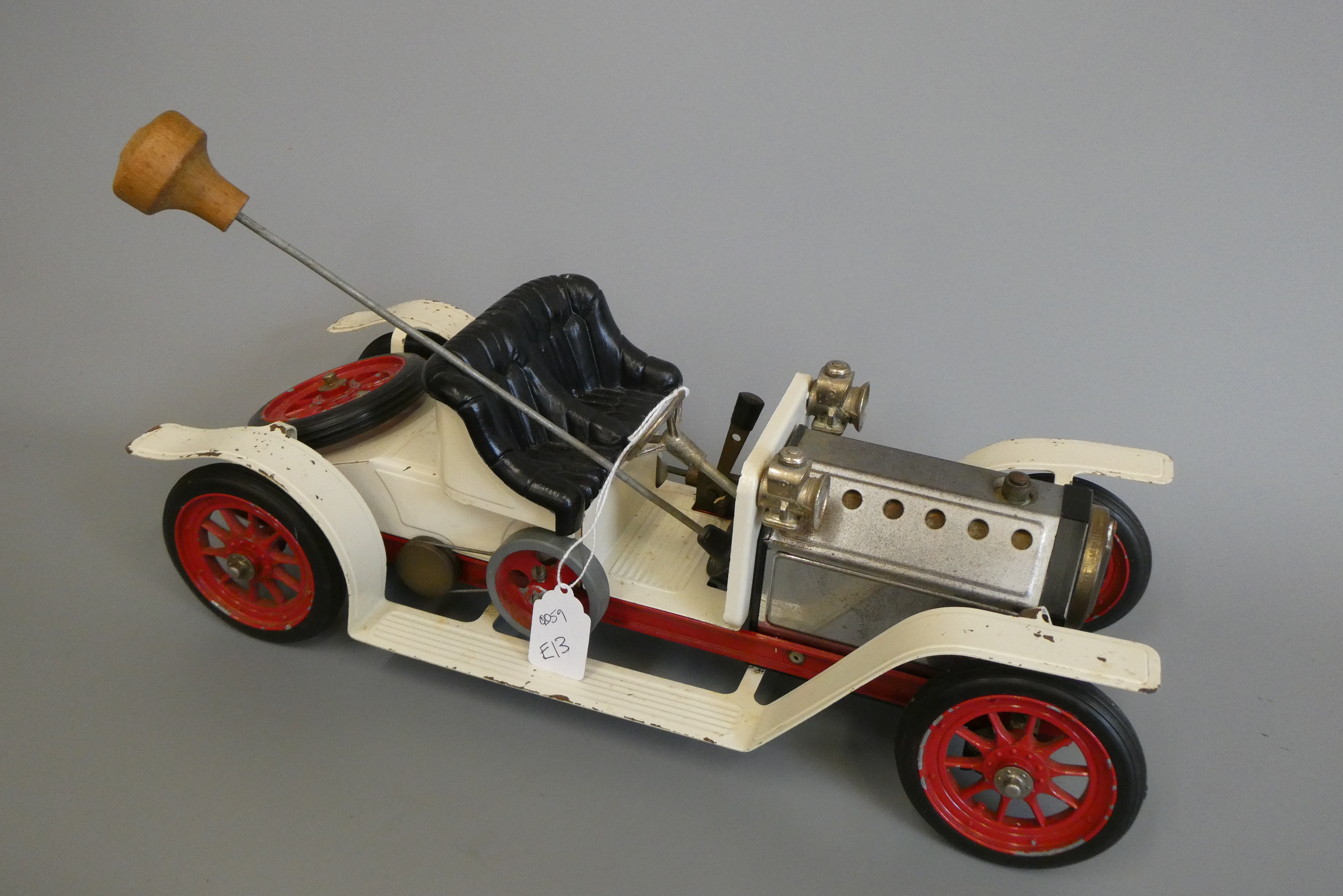 Mamod SA1 Steam Roadster, some rust, paint loss with steering rod, F-P (Est. plus 24% premium inc. Image