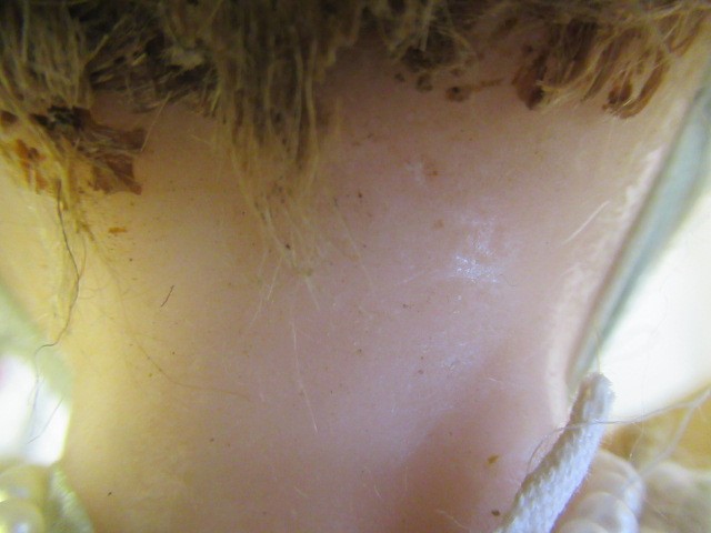 Two Victorian wax shoulder head dolls Image