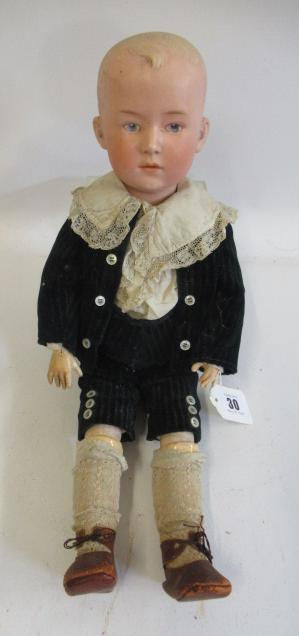 A Heubach solemn boy doll Image