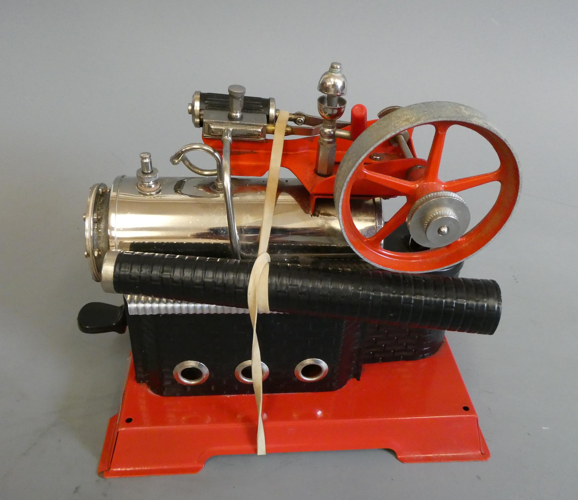 Wilesco D14 over type steam engine, F-G (Est. plus 24% premium inc. VAT) Image
