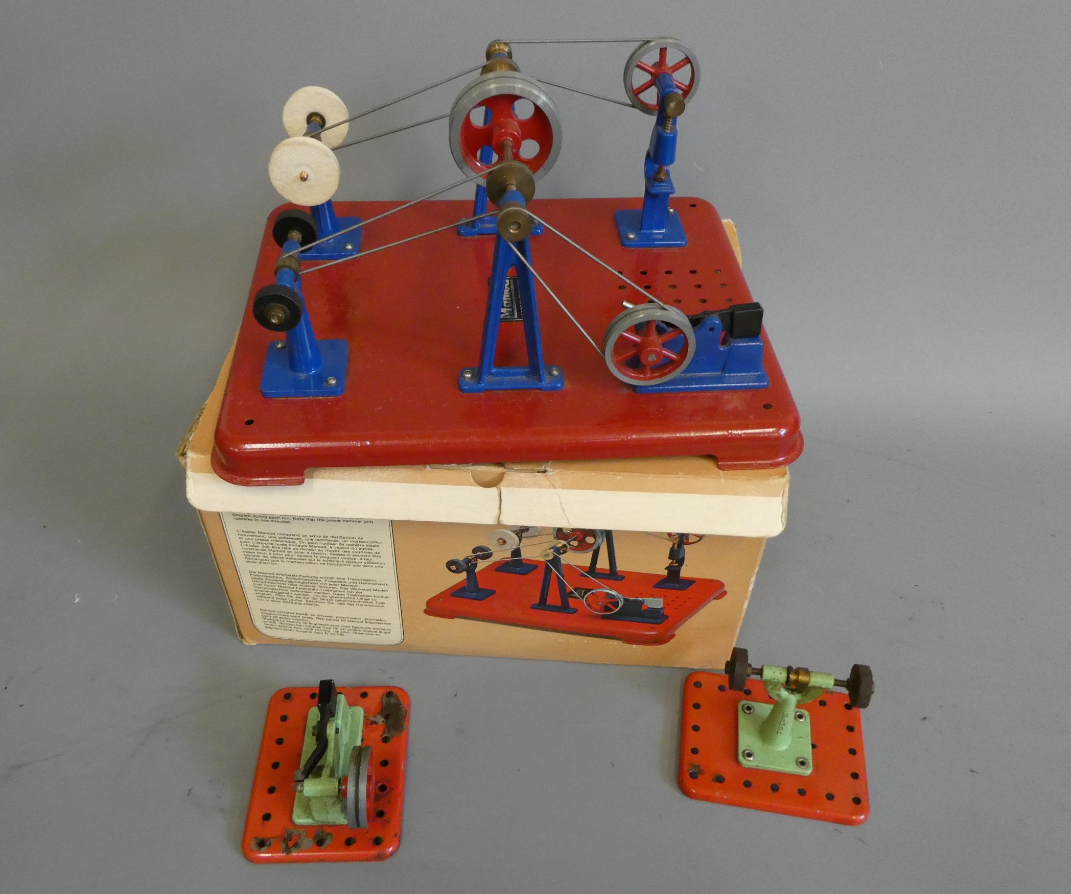 Mamod WS1 workshop equipment, some rusting and paint damage, F-P (Est. plus 24% premium inc. VAT) Image