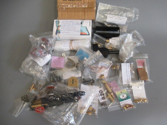 A large quantity of parts for Mamod steam locomotives and other steam models, most items as new, G-M Image
