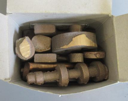 Set of castings for 3/8" bore, 1/2" stroke oscillating engine, unchecked for completeness (Est. plus Image