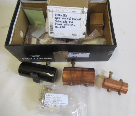 A quantity of mainly new items for gas burners including gas tanks, burner mantales, valves and Image