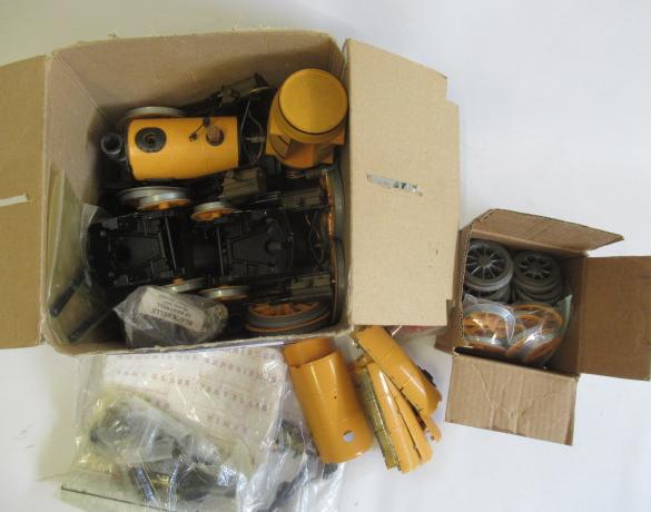 A large quantity of spare parts for Hornby, 3 1/2" gauge Stephenson's Rocket, some items new and Image