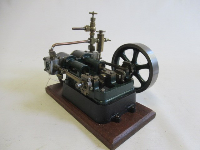 Stuart turner score non-reversing twin cylinder horizontal steam engine ...