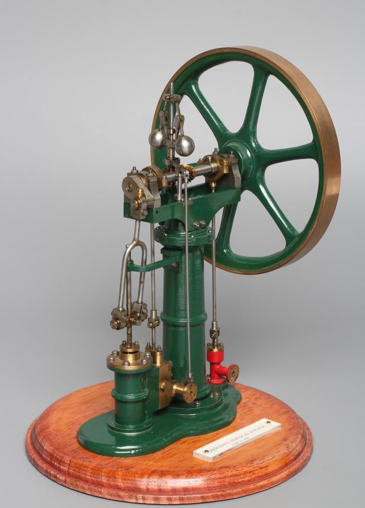 A Benson's single cylinder vertical steam engine Image