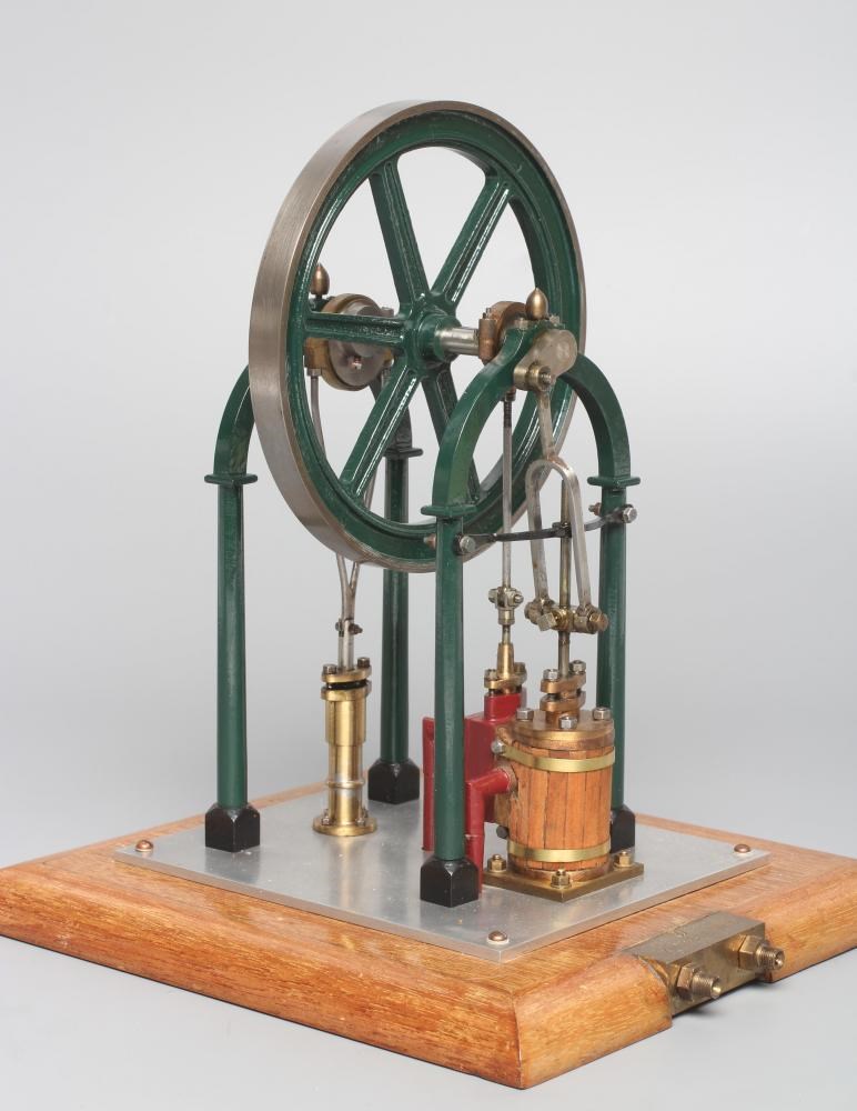 An arch pillar frame over crank steam engine georgina, a very well made ...