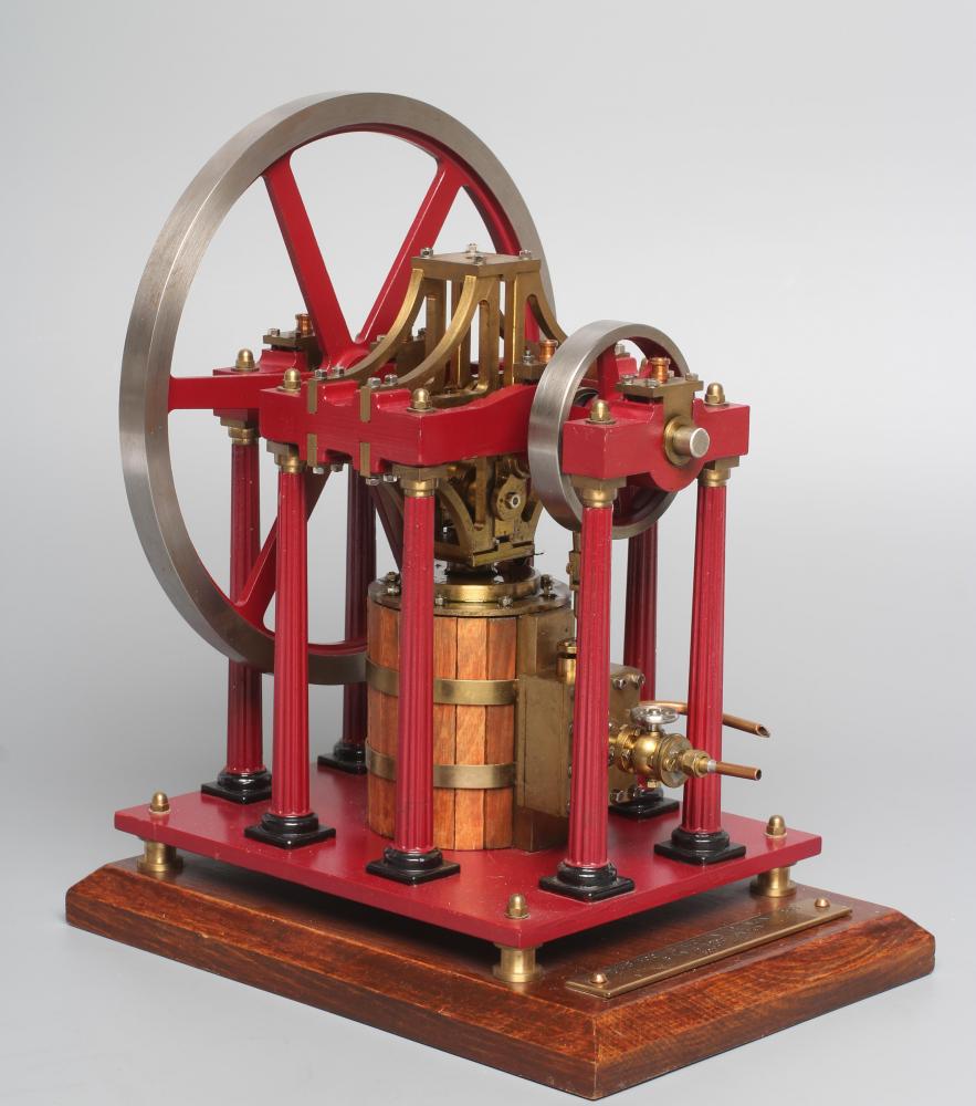 A James Booth Rectilinear six pillar steam engine of 1843. An exceptionally well engineered model of Image