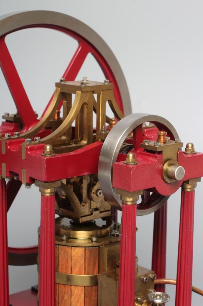 A James Booth Rectilinear six pillar steam engine of 1843. An exceptionally well engineered model of Image