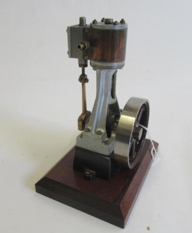 A Stuart Models H10 steam engine single cylinder non-reversing vertical steam engine, a well made Image