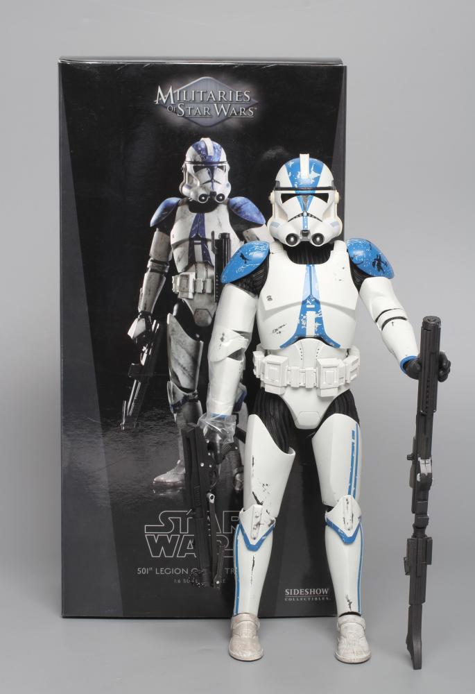 Sideshow Starwars Clone Trooper, boxed, E (Est. plus 24% premium inc. VAT) Image
