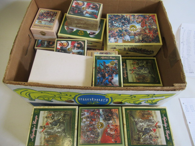 A large quantity of 60mm figures made in China, mostly Napoleonic period, some American Civil War Image