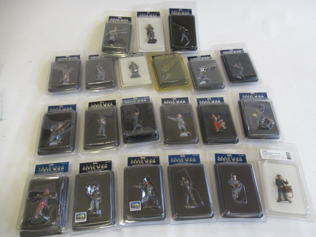 A large quantity of boxed Britains American Civil War 54mm figures, all items boxed, E-M (Est. plus Image