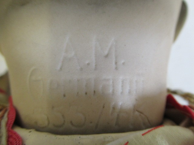 Two Armand Marseille Japanese bisque socket head dolls Image