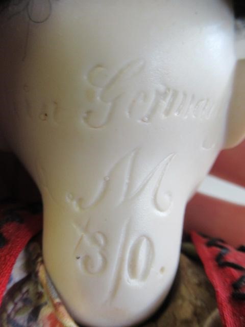 Two Armand Marseille Japanese bisque socket head dolls Image