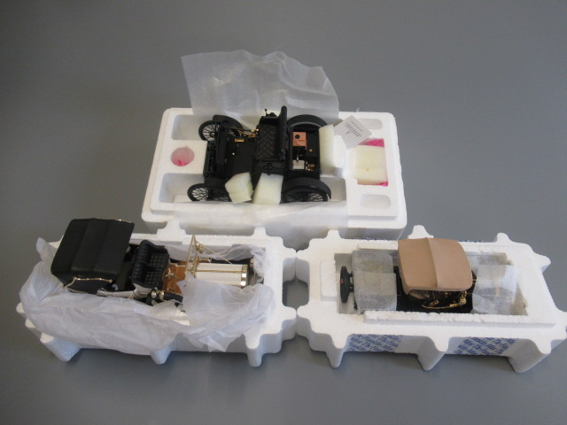 Franklin Mint 1912 Packard Victoria, 1910 Cadillac Model 30 Roadster, 1899 Packard A1, all items Image