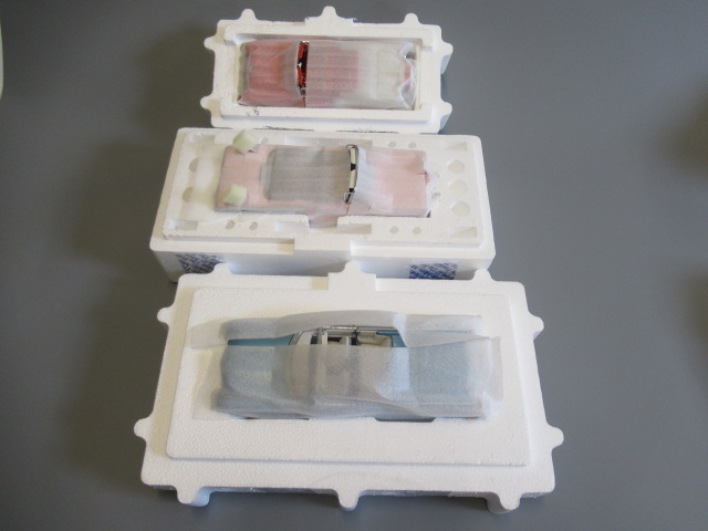 Franklin Mint 1959 Cadillac Eldorado, 1955 Chevrolet Bel Air Convertible and 1958 Edsel Citation, Image