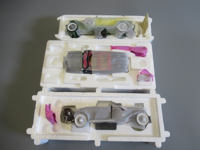 Franklin Mint Corgi Coopers Dusberg, 1935 Dusberg J Coupe Convertible and 1949 Ford Custom Image