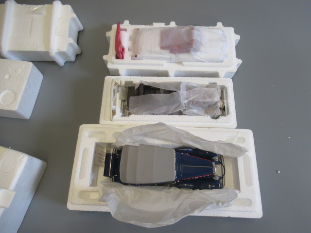 Franklin Mint 1930 Dusenberg J 1953 Cadillac Eldorado and 1932 Cadillac Short Phaeton, all items Image