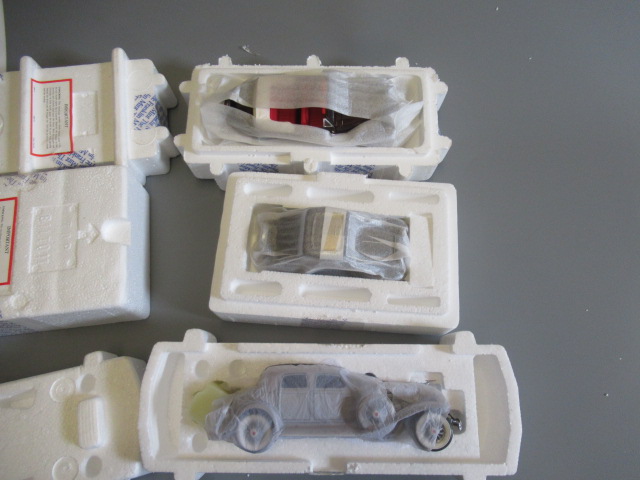 Franklin Mint 1941 Lincoln Continental MKI, 1933 Duesenberg SJ and 1932 Ford Deuce V8, all items Image