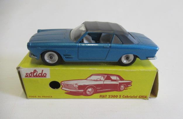 Solido 133 Fiat 2300 Cabriolet Ghia, box G, model E (Est. plus 24% premium inc. VAT) Image