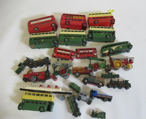 Unboxed diecast vehicles including Matchbox Yesteryear, Dinky buses and Corgi Mini, F (Est. plus 24% Image