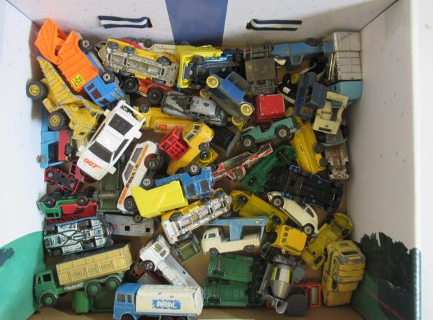 Playworn small diecast vehicles by Husky, Budgie and others, F-P (Est. plus 24% premium inc. VAT) Image