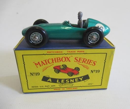 Matchbox 19c Aston Martin Racer, box M, model M (Est. plus 24% premium inc. VAT) Image