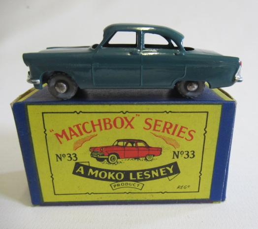 Matchbox 33a Ford Zodiac, box M, model M (Est. plus 24% premium inc. VAT) Image