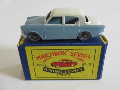 Matchbox 43a Hillman Minx, box M, model M (Est. plus 24% premium inc. VAT) Image